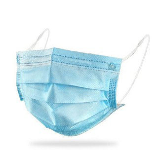Professional Manufacturer  Anti Coronavirus Blue White Earloop  Non-Woven Disposable  3 Ply  Medical Face Mask