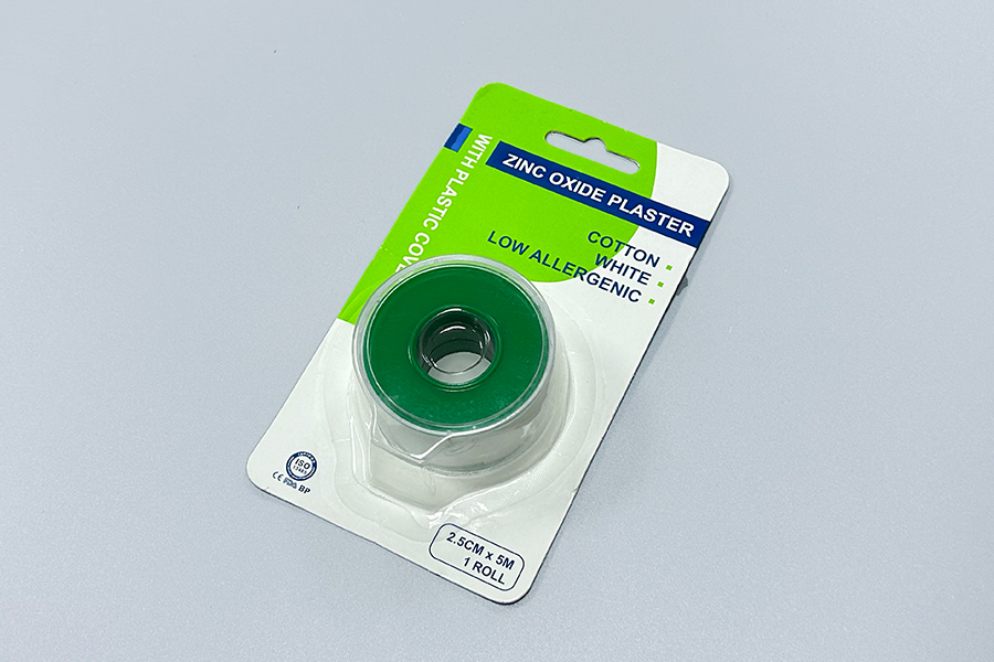 Transparent Zinc Oxide Plaster with Plastic Cover