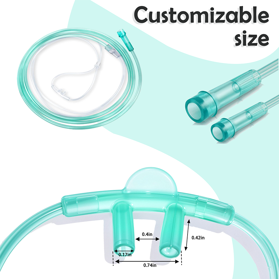 Lightweight and Flexible PVC Nasal Cannula